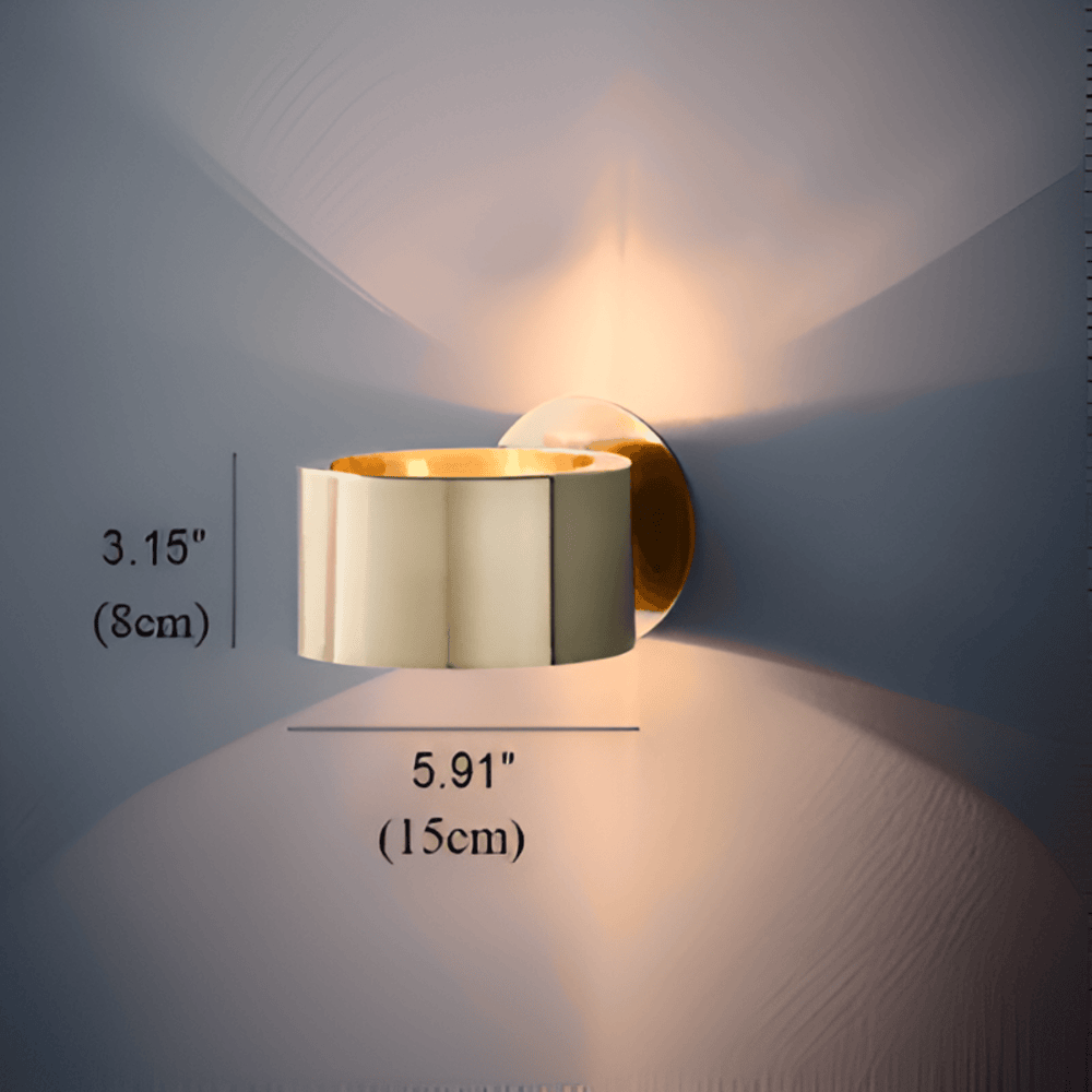 Alecta Wandleuchte Gold – Stilvolles Licht für Eleganz