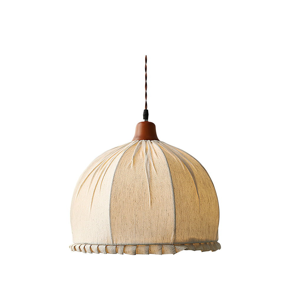 Dippa Pendelleuchte aus Holz und Stoff – Elegantes Design für Stilvolle Räume