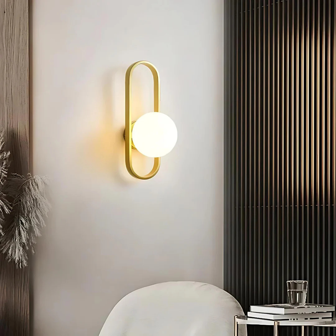 Ajax Luxe Glas Wandleuchte – Elegante Beleuchtung Für Stil Und Gemütlichkeit