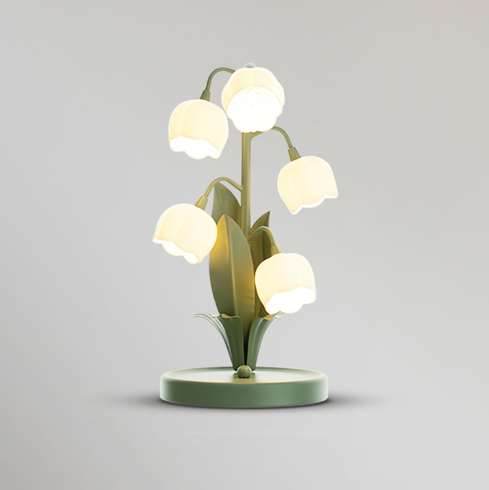 **Bell Orchid Tischlampe – Elegantes Design mit Farbakzenten** 0