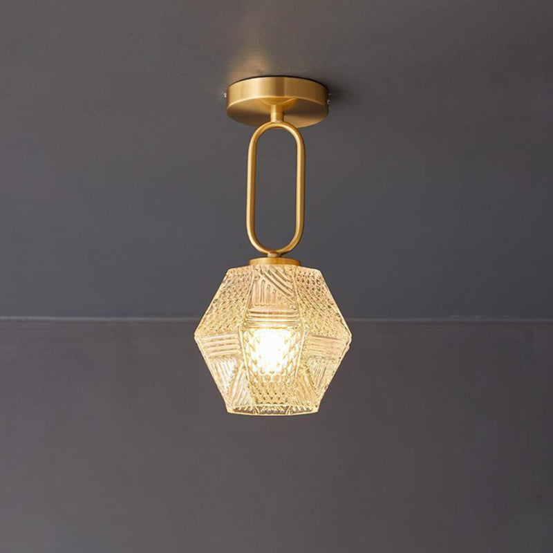 Deckenleuchte Art Deco Mit Diamantschliff – Elegantes Licht Für Stilvolle Räume 0