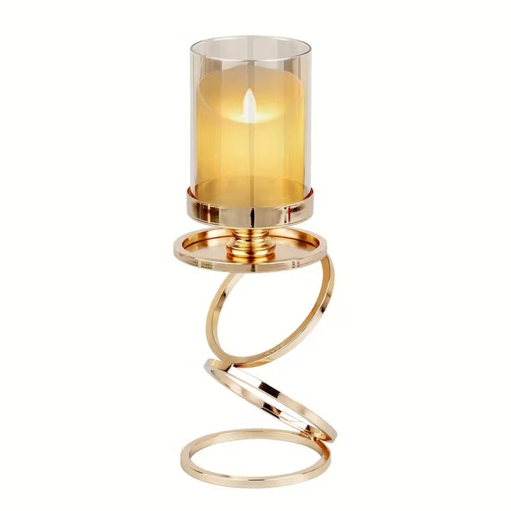 Zylindrischer Kerzenhalter mit Ringständer